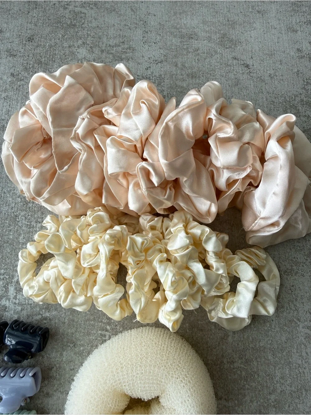 Kids Hair Accessory Set – Peach, Cream, Navy, Lavender, Mint, Pink